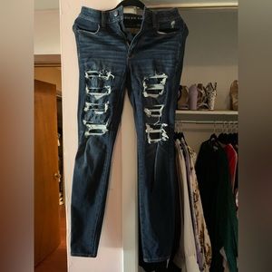 American Eagle Skinny Distressed Jeggings